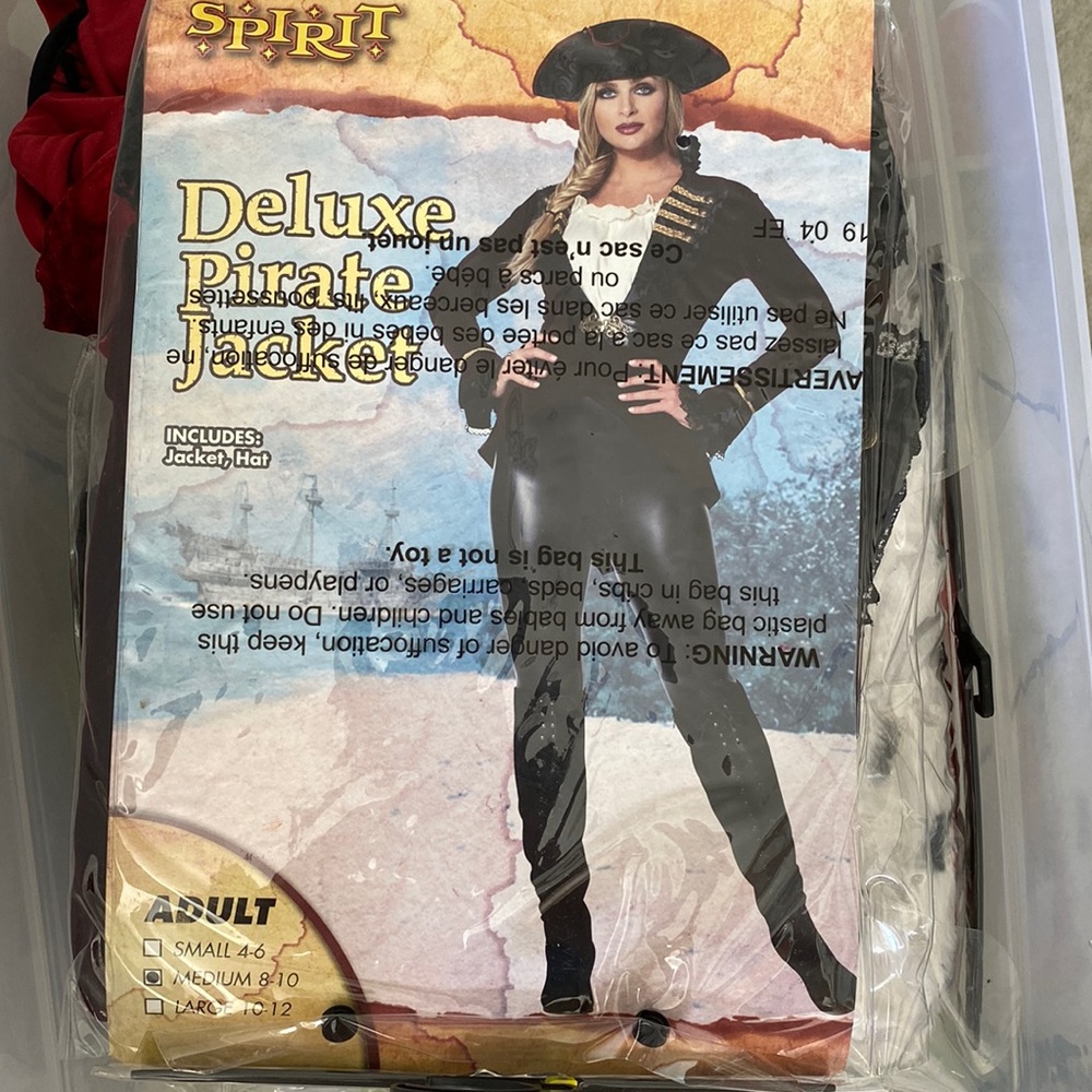 !!!SAME DAY SHIP!!!  Deluxe Pirate Jacket - Picture 2 of 9